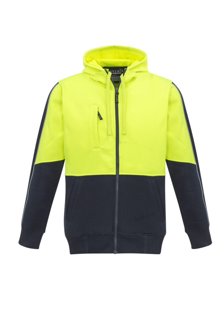 Syzmik ZT485 Unisex Hi Vis Full Zip Hoodie image 3
