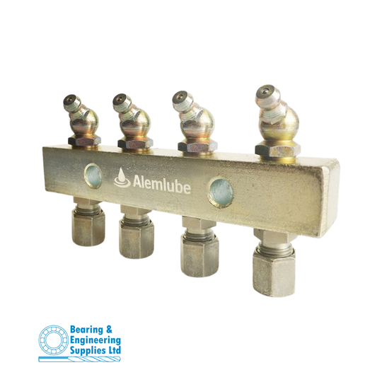 GREASE HEADER BLOCK 4 POINT
