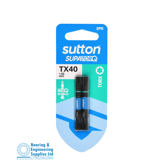 SCREWDRIVER BIT TX40X50MM 2PK SUTTON