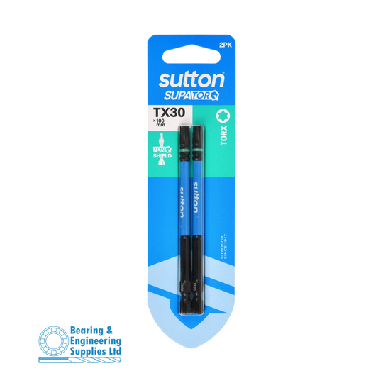 SCREWDRIVER BIT TX30X100MM 2PK SUTTON