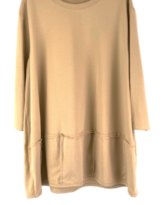Billie Panel Sweater Beige
