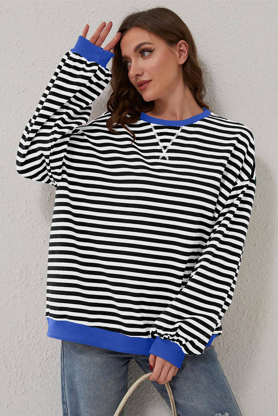 Licorice Cotton Sweater Large