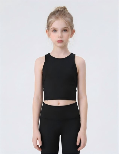 BKKST46K Cropped Tank Top. 1 Colourway In Stock.