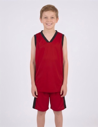 BSS2070K (Kids) Recycled Singlets. 3 Colourways In Stock.