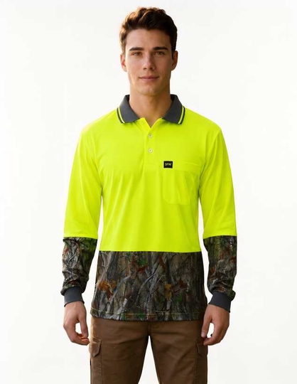 SFWP11 Hi Vis Polo Shirts. Sizes XS-3XL + 5XL. 1 Colourway In Stock.