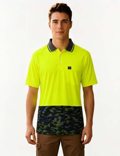 SFWP15 Hi Vis Polo Shirts. Sizes XS-3XL + 5XL. 1 Colourway In Stock.