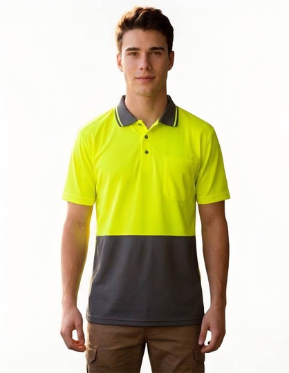 SFWP150 Hi Vis Polo Shirts. 4 Colourway In Stock.