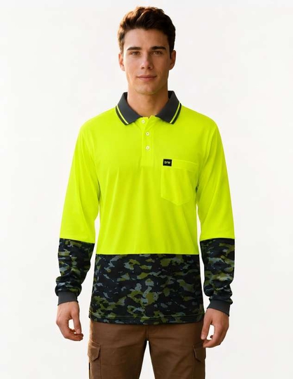 SFWP16 Hi Vis Polo Shirts. Sizes XS-3XL + 5XL. 1 Colourway In Stock.