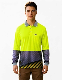 SFWP21 Hi Vis Polo Shirts. Sizes XS-3XL + 5XL. 1 Colourway In Stock.