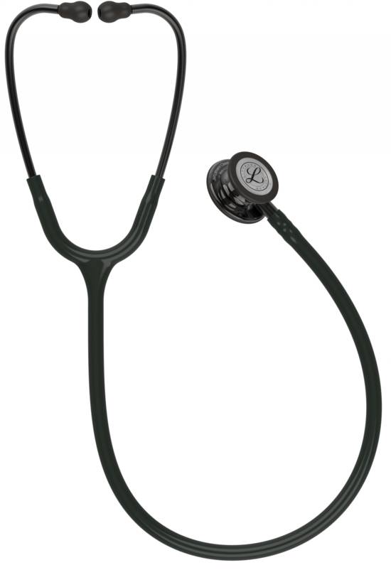 3M Stethoscope Littmann Classic III Black with Smoke Finish