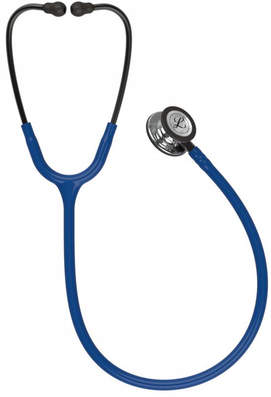 3M Stethoscope Littmann Classic III Navy Blue with Mirror Finish