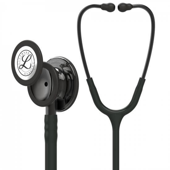 3M Stethoscope Littmann Classic III Black with Smoke Finish image 1