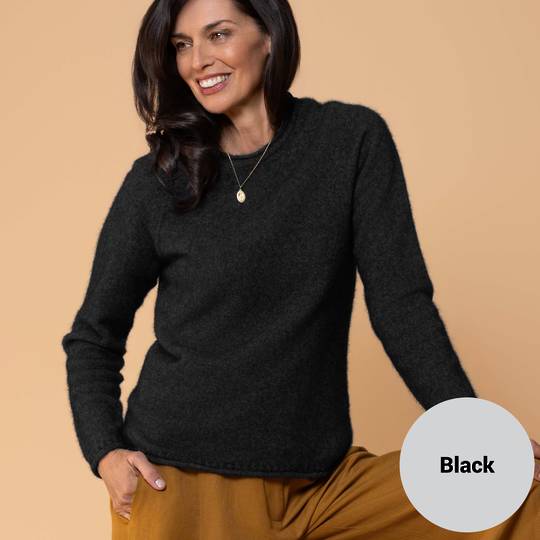 Noble Wilde Possum Merino Rutland Raglan Crew
