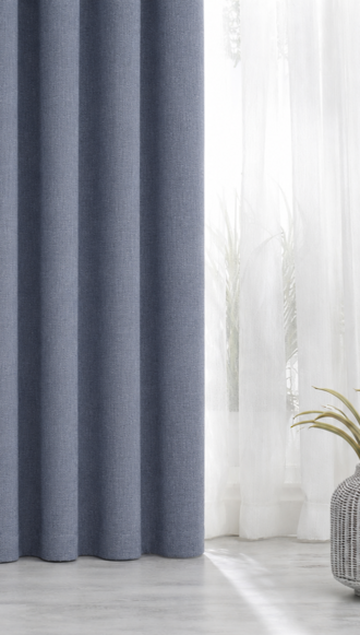Fusion Textures DUSK S-Fold Curtains