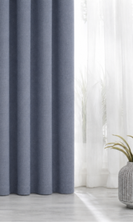 Fusion Textures DUSK Pencil Pleat Curtains
