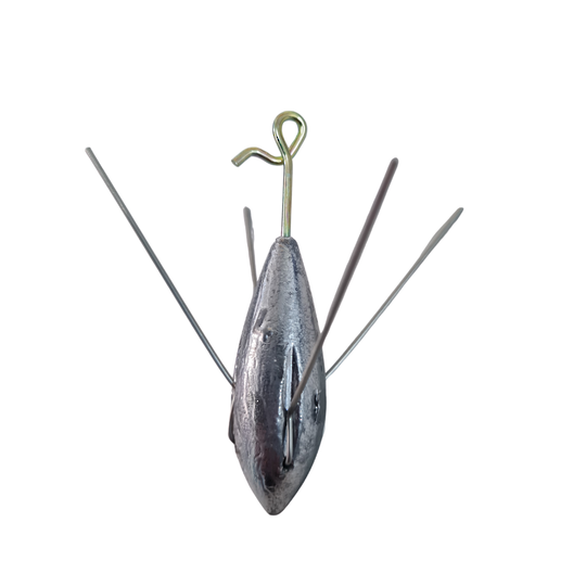 Breakaway Surfcasting Sinkers with Bait Clip