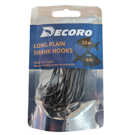 Decoro Long Plain Shank Hook