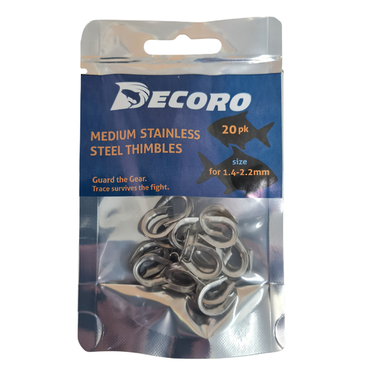 Decoro Thimble Stainless Steel Medium -20pk