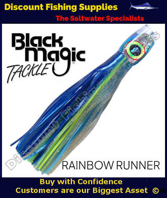 Black Magic Slammer XT Rainbow Runner Marlin / Tuna Lure