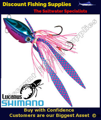Shimano Lucanus Jig 100gm - Coral Shrimp UV