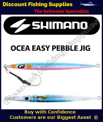 Shimano Ocea Easy Pebble Jig - 350gram - Blue Pink Holo
