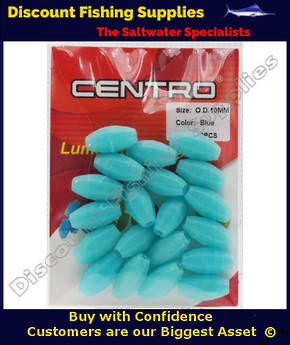 Centro Luminous Beads - Blue Large X 20