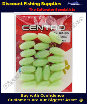 Centro Luminous Beads - Green Large X 20