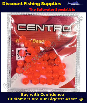 Centro Round Beads - Red Medium X 36
