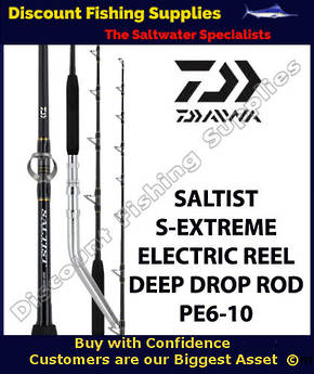 Daiwa Saltist S-Extreme Deep Drop PE6-10 Bent Butt Rod