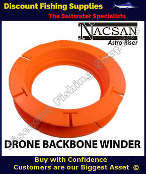 Astro Pvc Leader Spool Trace Storage - Large for Drone Rigs, Lures, or Traces