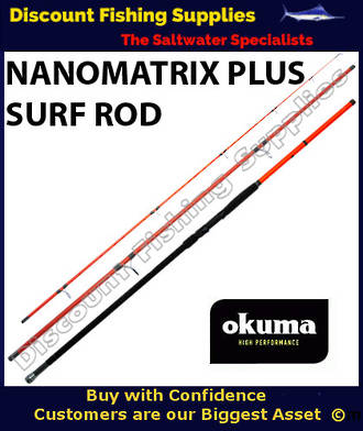 Okuma NanoMatrix PLUS Surf Rod 14' 8-12kg 3pc | SURF ROD | BEACH ROD