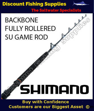 shimano backbone elite fully rollered rod 24kg Shimano Rods Shimano Backbone Elite 24kg Fully Rollered Spinning Rod  Shimano Backbone Elite Shimano Backbone Elite