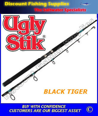 Shakespeare UGLY STIK BLACK TIGER Spin Rod 7'0" 5-25Kg 2PC | SPINNING