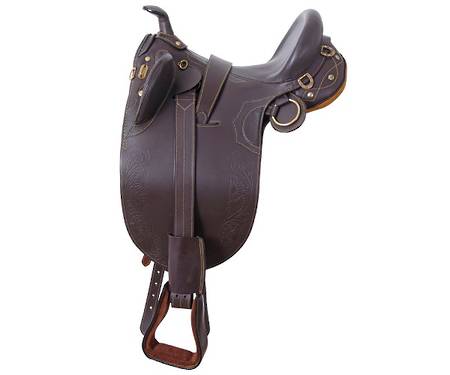 Double Hill Stock Saddle with Horn