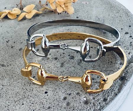 Hypoallergenic Stainless Steel Bit Bracelet