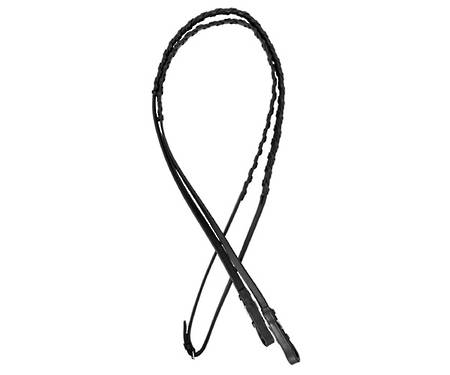 Platinum Laced Leather Reins