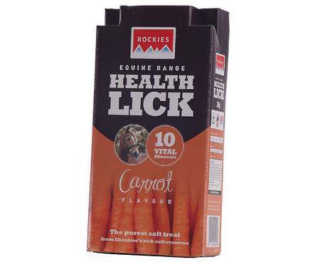 Rockies Carrot Flavour Health Lick