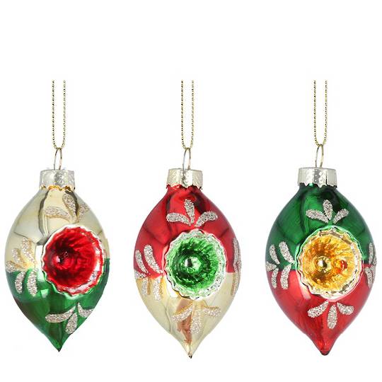 INDENT - Pack 12, Glass Drop Red, Classic Colours Dimple 6cm