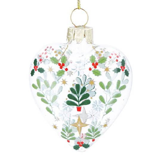 Glass Heart Clear, Kinfolk 7cm *ETA NOV