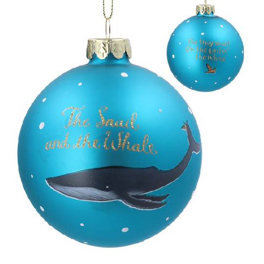 Glass Ball Aqua, The Snail & The Whale 8cm *ETA NOV
