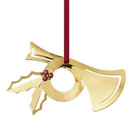 Georg Jensen Holiday Ornament, Horn, Gold 2026 *ETA NOV