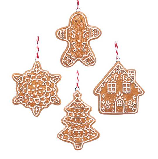 INDENT - Pack 12, Ceramic Cookie Shapes 6cm