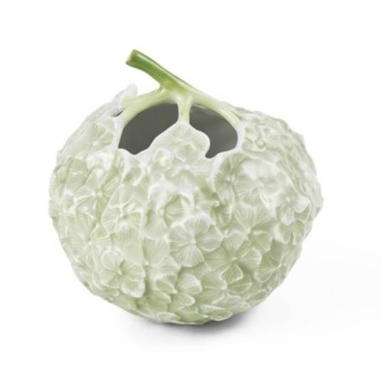 INDENT - Royal Copenhagen Hydrangea Vase, Green 12cm