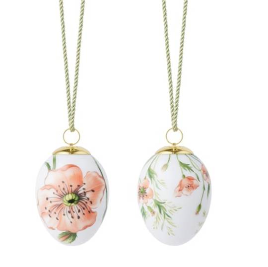 INDENT - Royal Copenhagen Egg Pair 6cm, Poppy 2026