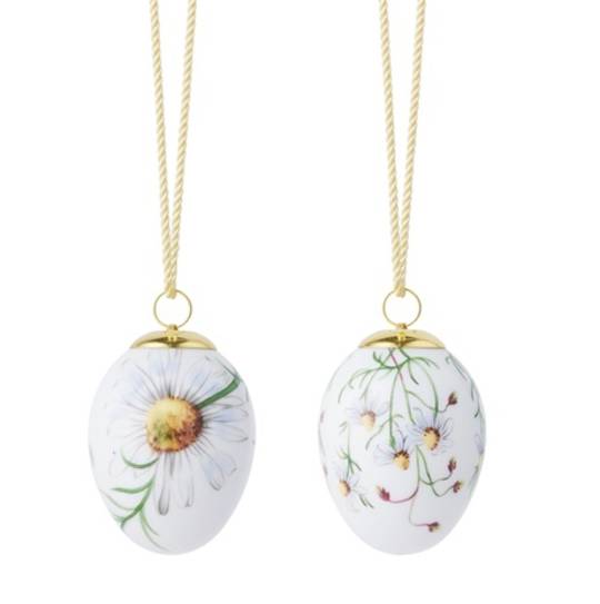  Royal Copenhagen Egg Pair 6cm, Chamomile 2026 *ETA AUG