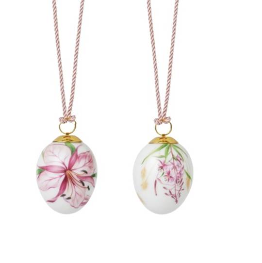 INDENT - Royal Copenhagen Mini Egg Pair 5cm, Fireweed 2026