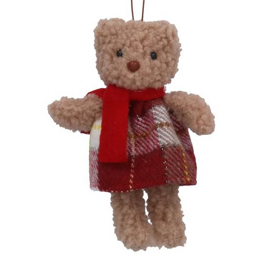 Plush Dressed Mrs Tan Teddy Bear 12cm *ETA Nov