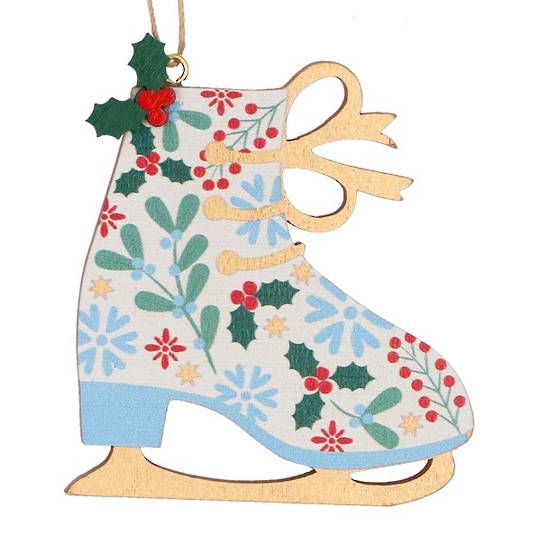 Wood Alpine Kinfolk Cream Ice Skate 8cm *ETA Nov