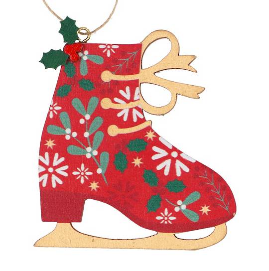 Wood Alpine Kinfolk Red Ice Skate 8cm *ETA Nov