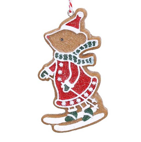 Resin Cookie Skiing Mouse, Sally 7cm *ETA Nov